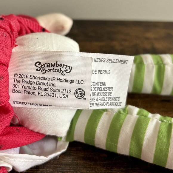 Strawberry Shortcake| SSC Rag Doll Vintage Inspired 2016 14" Stuffed Plush Yarn - Picture 3 of 3